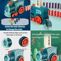 Train Toy Domino Set for Kids BPA Free Plastic with Sound Effects